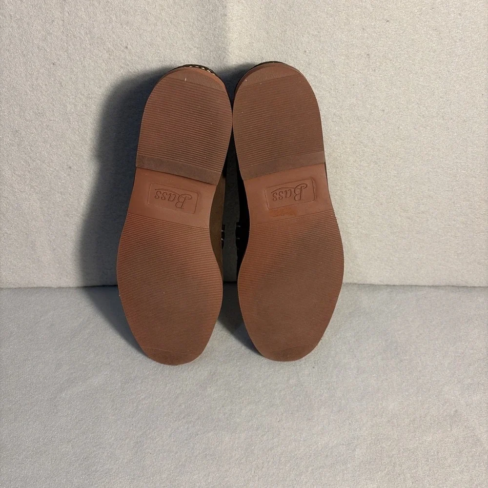 GH Bass Weejuns 10D Brown Suede Penny Loafers for Men Preppy Fall